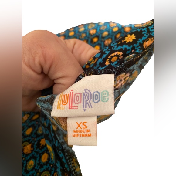 ❤️ 2 for $19 | LuLaRoe Azure Mini Fit and Flare Skirt | XS, NWT - Picture 2 of 4